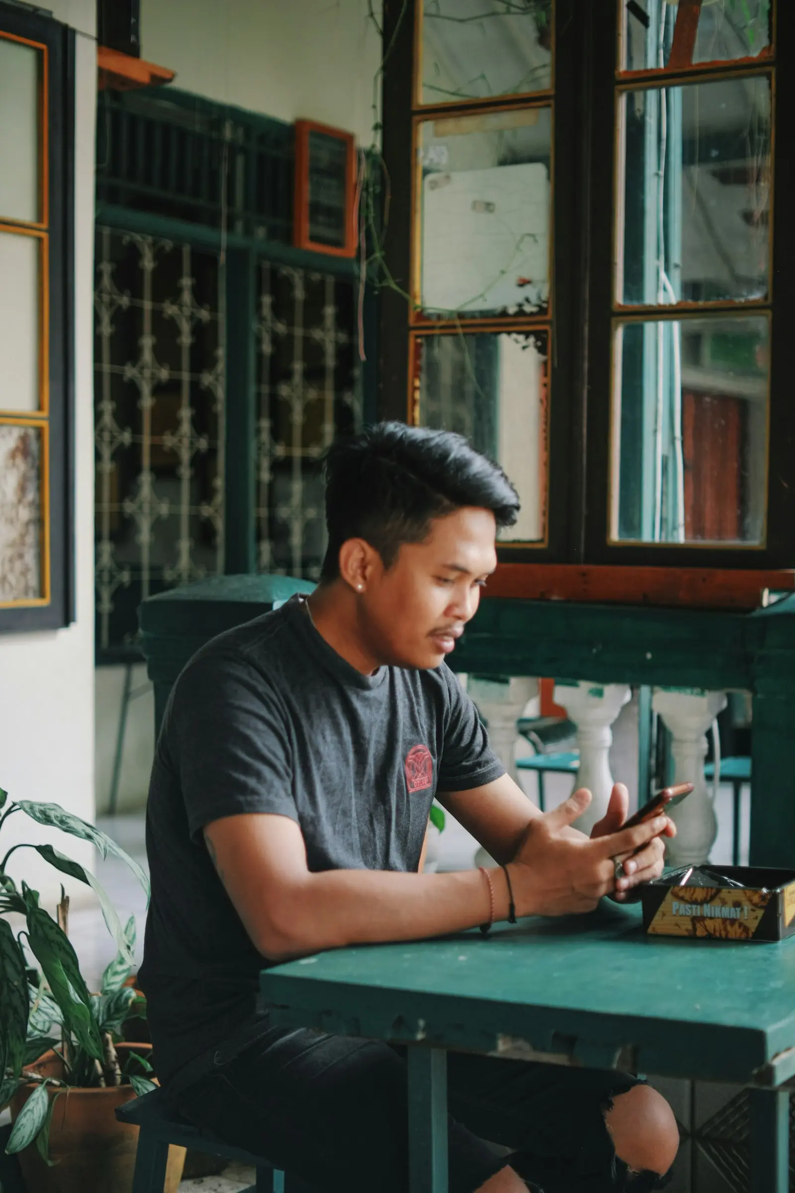 A person checking an online rewards platform on a smartphone